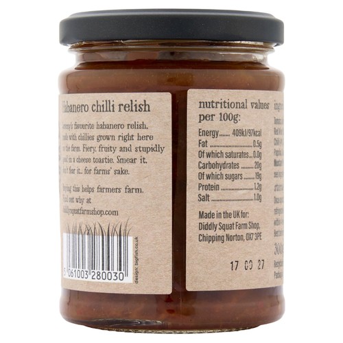 Diddly Squat Farm Habanero Chilli Relish thumbnail 3