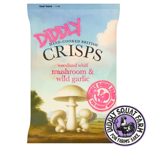 Diddly Squat Farm Mushroom & Wild Garlic Crisps