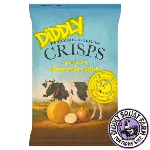 Diddly Squat Farm Cheese & Onion Crisps