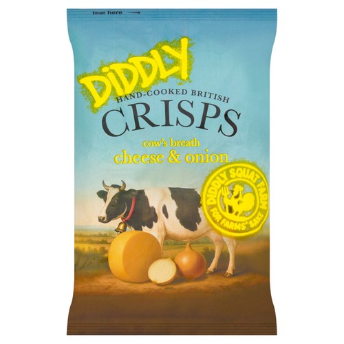 Diddly Squat Farm Cheese & Onion Crisps thumbnail 2