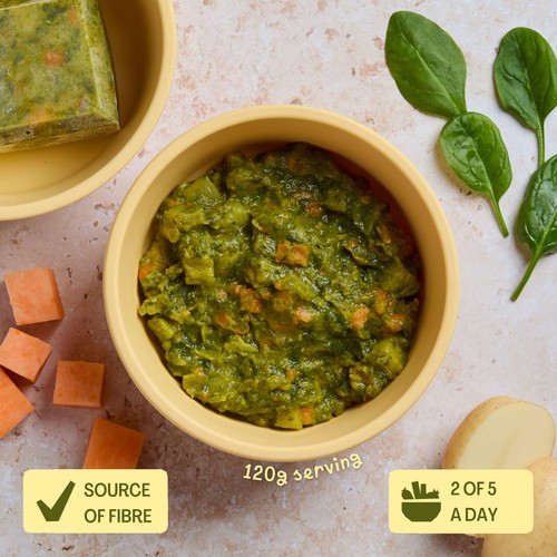 Lune & Wild Handmade Spinach & Coconut Curry Baby Purees 9+ months thumbnail 2