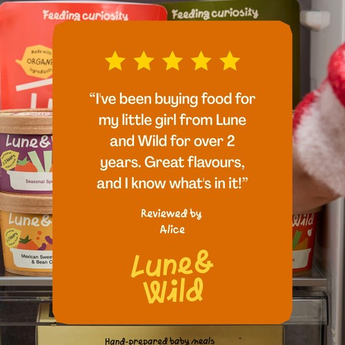 Lune & Wild Handmade Squash Macaroni Cheese Toddler Meal 1-4 years thumbnail 6