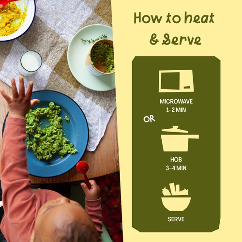 Lune & Wild Handmade Spinach & Coconut Curry Baby Purees 6+ months thumbnail 5