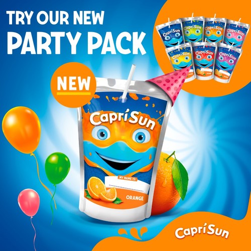 Capri Sun Orange Zero Party Pack Kids Juice Drink thumbnail 4