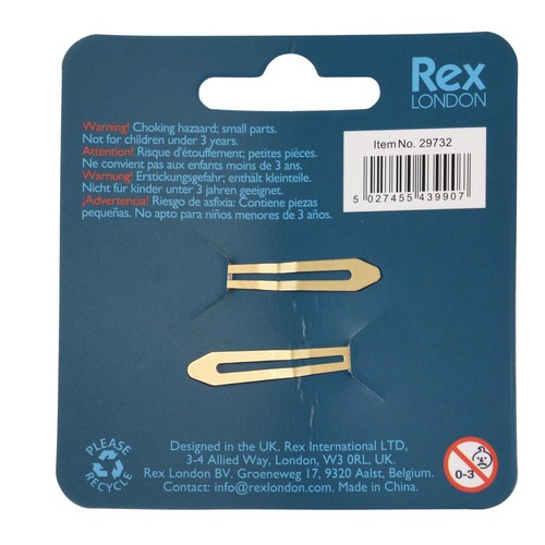 Rex London Glitter Butterfly Hair Clips thumbnail 4