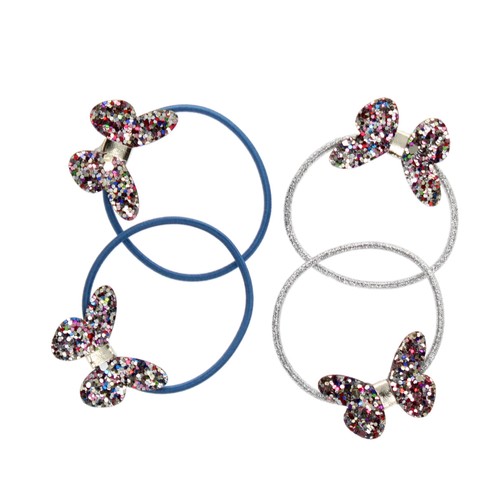 Rex London Glitter Butterfly Hair Bands thumbnail 2