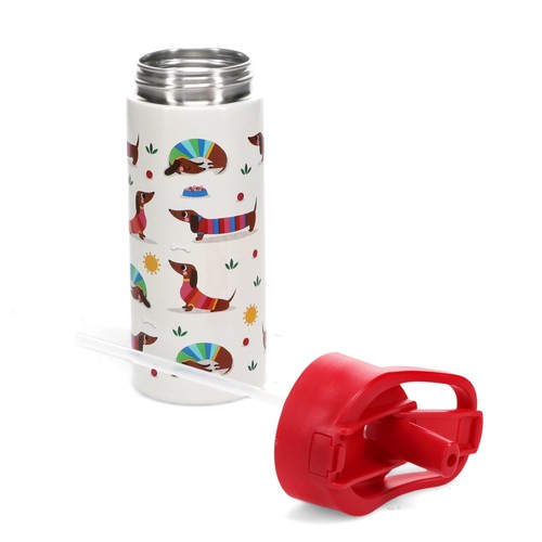 Rex London Stainless Steel Sunny Sausage Dog Bottle 500ml thumbnail 3