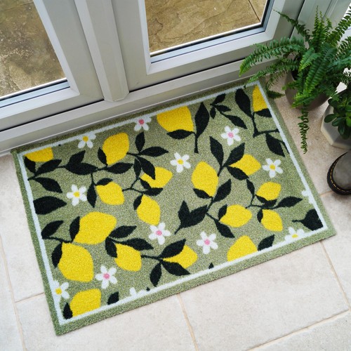 Mighty Mats Eco Flex Premium Washable Mat Lemon Print thumbnail 2