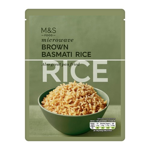 M&S Brown Basmati Microwave Rice thumbnail 2