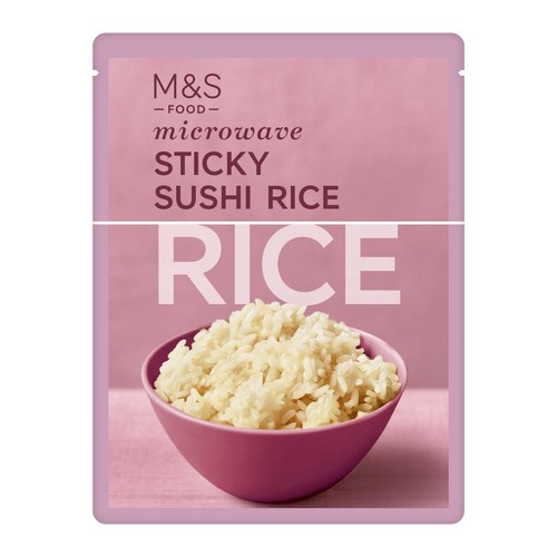 M&S Sticky Sushi Microwave Rice