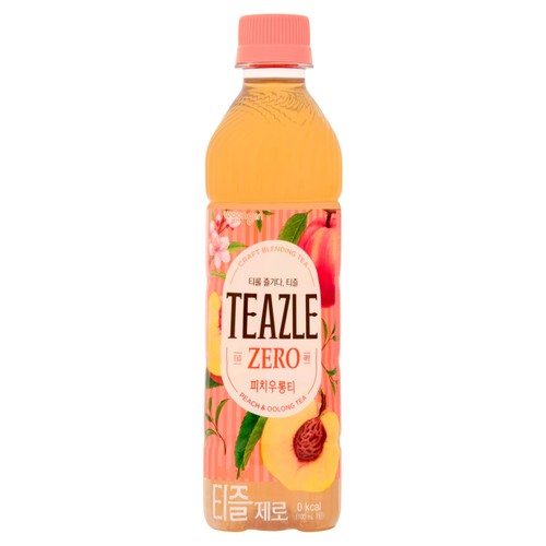 Woongjin Teazle Zero Peach & Oolong Tea