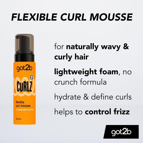 Got2b Curlz, Flexible Curl Mousse thumbnail 3