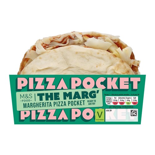 M&S Margherita Pizza Pocket thumbnail 2