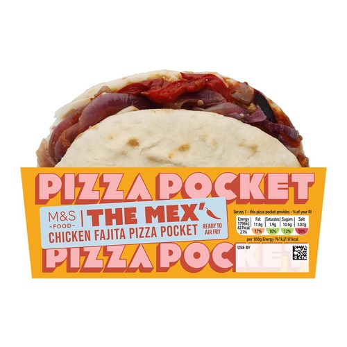M&S Chicken Fajita Pizza Pocket thumbnail 2