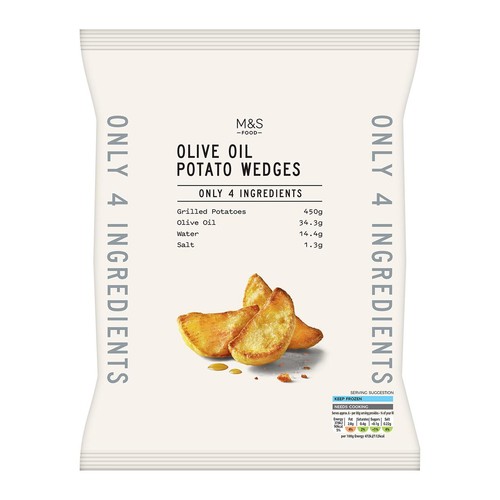 M&S Only 4 Ingredients Olive Oil Potato Wedges thumbnail 3