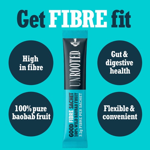 UNROOTED Good Fibre Baobab Fruit Powder Sachets thumbnail 7