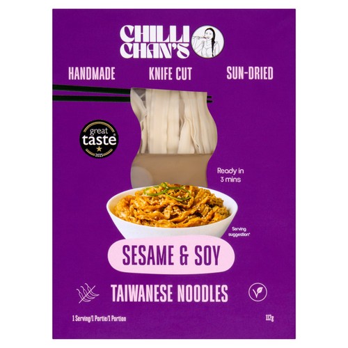 Chilli Chan's Sesame Soy Knife Cut Noodles