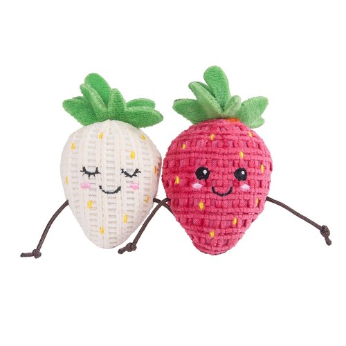 Rosewood Sam & Sally Strawberry Cat Toys thumbnail 2
