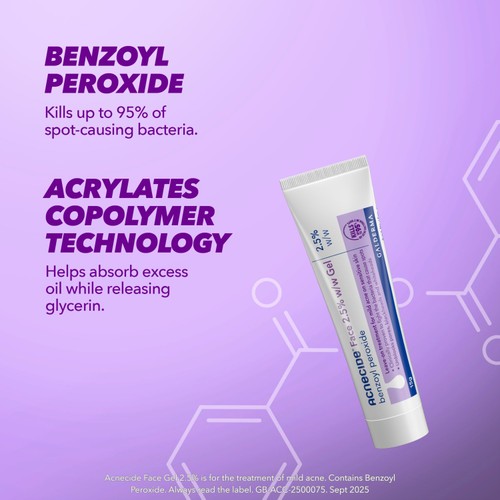 Acnecide Face Gel 2.5% BPO thumbnail 8