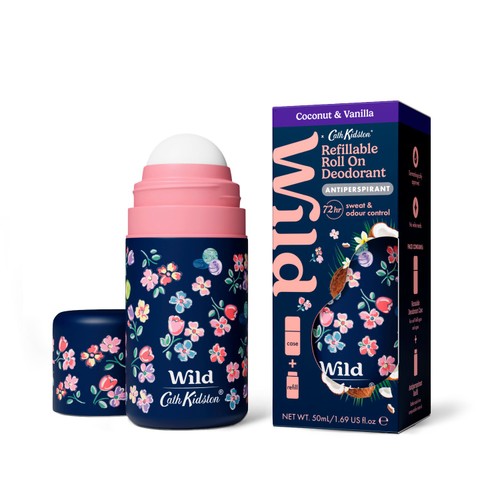 Wild Cath Kidston Marble Ditsy Case, Coconut & Vanilla Roll On Starter Pack thumbnail 2