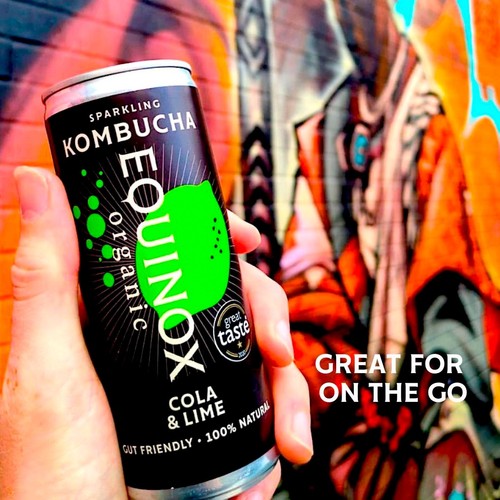 Equinox Organic Cola and Lime Kombucha thumbnail 4