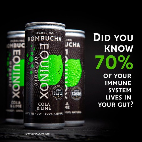 Equinox Organic Cola and Lime Kombucha thumbnail 8