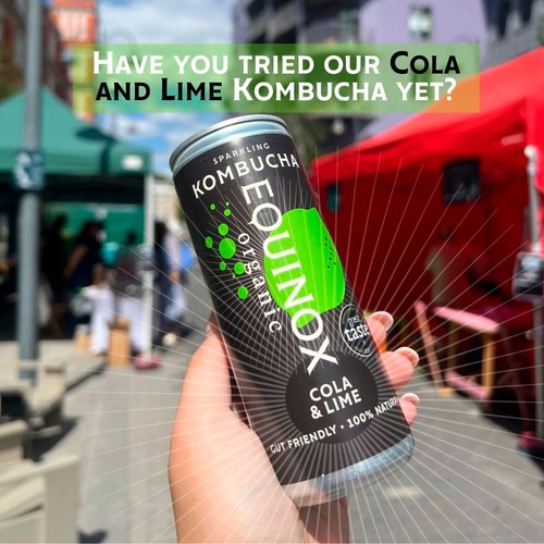 Equinox Organic Cola and Lime Kombucha thumbnail 9