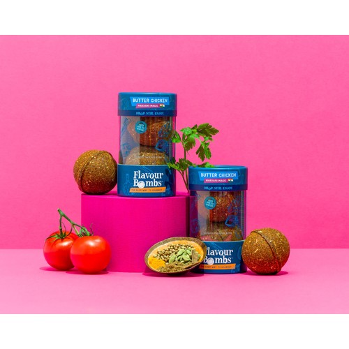 Flavour Bombs Butter Chicken Flavour Bombs Twin Pack thumbnail 3
