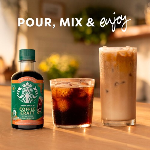 Starbucks Signature Caramel Flavour Iced Coffee Concentrated thumbnail 2