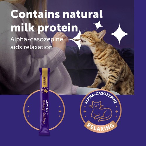 Happy Snack by Feliway Cat Calming Chicken Treats thumbnail 3