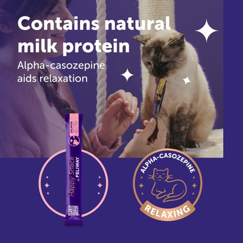 Happy Snack by Feliway Cat Calming Salmon Treats thumbnail 2