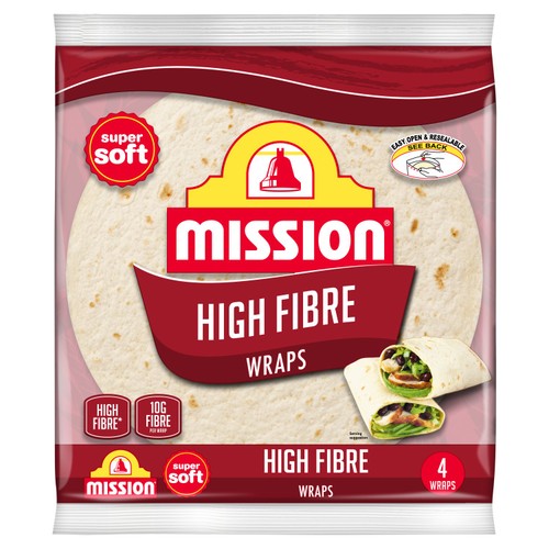 Mission High Fibre Tortilla Wraps