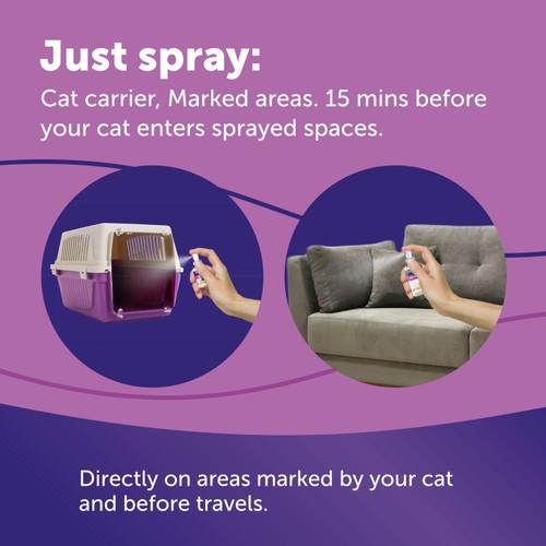 Feliway Classic Cat Calming Spray Stress thumbnail 3