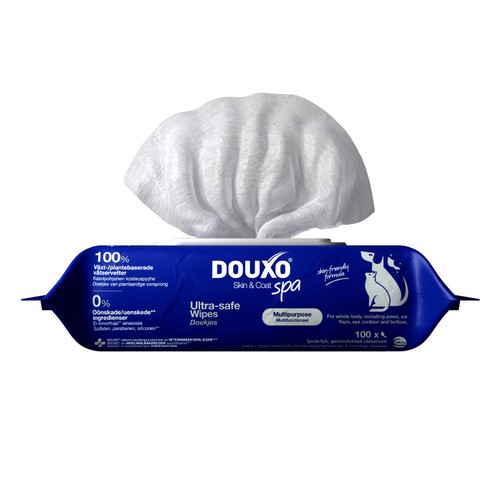 Douxo Spa Ultra-Safe Dog Cat Cleansing Wipes