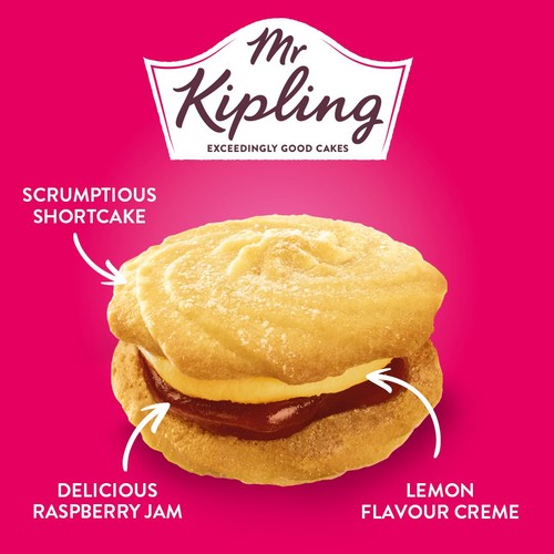 Mr Kipling Lemon and Raspberry Whirls thumbnail 2