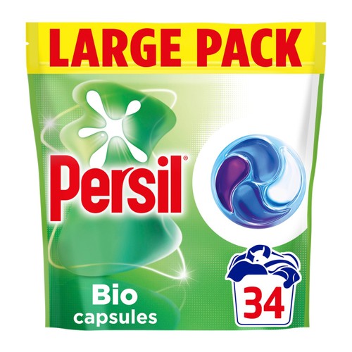 Persil Bio 4 in 1 fast-dissolving laundry capsules, 34 washes