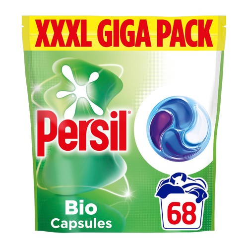 Persil Bio 4 in 1 Fast-Dissolving Laundry Capsules, 68 Washes