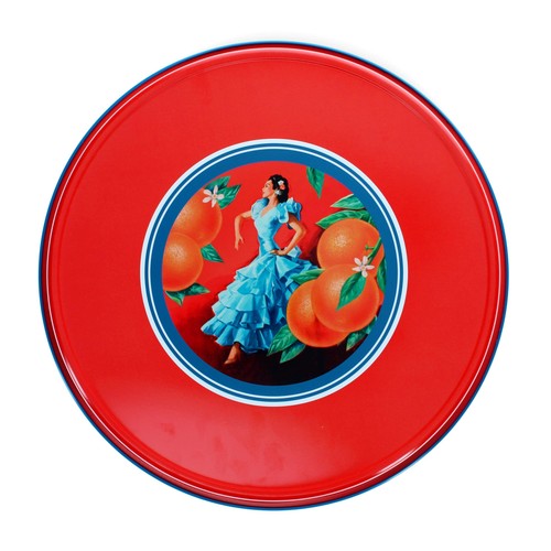 Cerveza Espanola Round Metal Serving Tray thumbnail 2