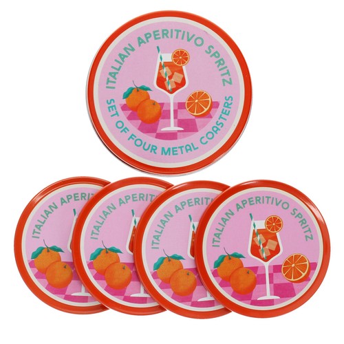Aperitivo Spritz Metal Coasters thumbnail 2