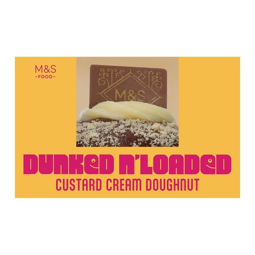 M&S Dunked & Loaded Custard Cream Doughnut thumbnail 3