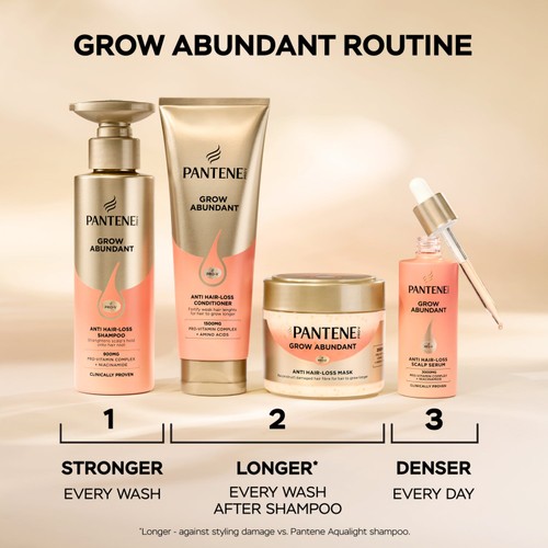 Pantene Grow Abundant Anti-Hair Loss Shampoo thumbnail 7