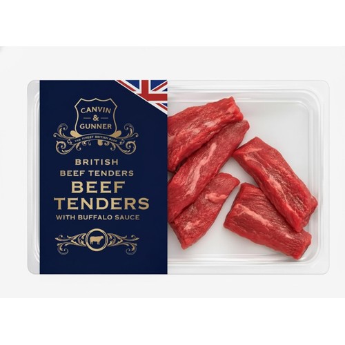 Canvin & Gunner Beef Fillet Tenders with a Buffalo Style Sauce