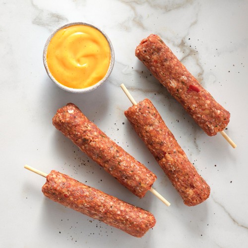 Canvin & Gunner Philly Cheese Style Beef Kebabs with a Cheese sauce thumbnail 2