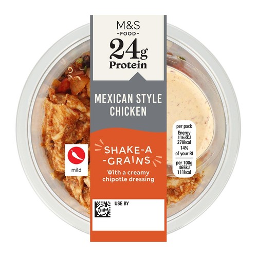 M&S Shake-a-grains Mexican Style Chicken thumbnail 2