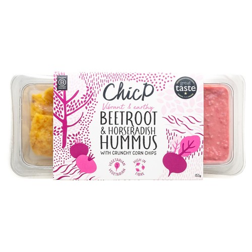 ChicP Velvet Beetroot & Horseradish Snack Pot