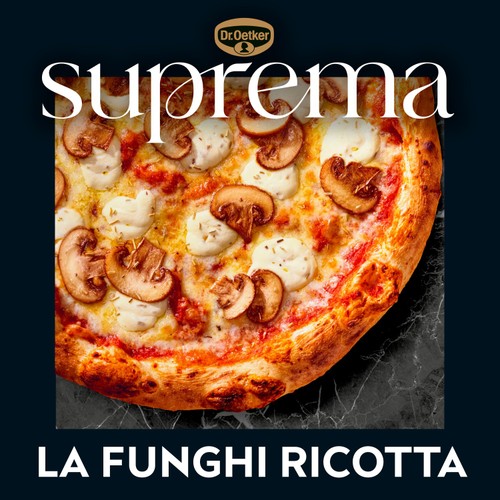 Dr. Oetker Suprema Funghi Ricotta Mushroom Sourdough Pizza thumbnail 2