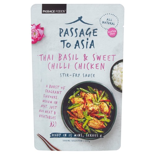 Passage to Asia Thai Basil & Sweet Chilli Stir Fry Sauce thumbnail 2