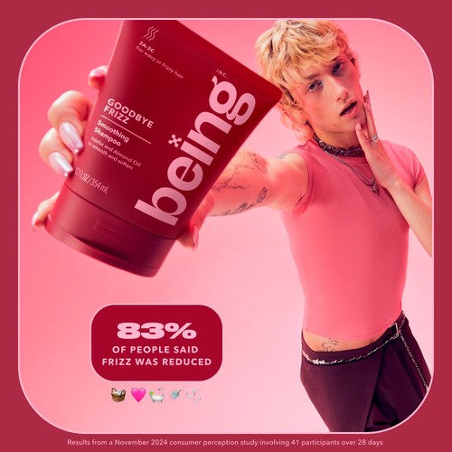 Being GOOD BYE FRIZZ Smoothing Shampoo thumbnail 6