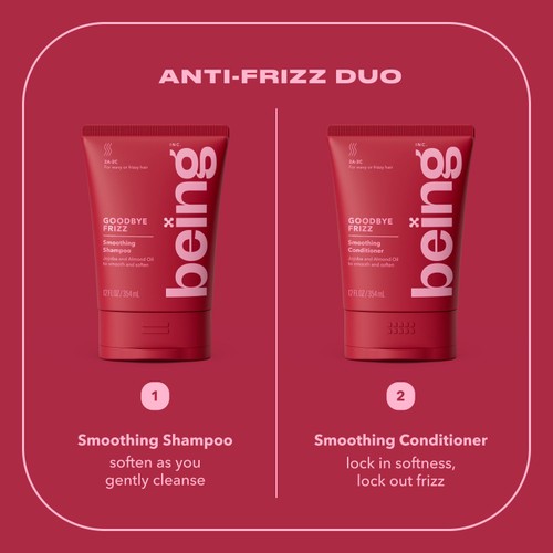 Being GOOD BYE FRIZZ Smoothing Shampoo thumbnail 8