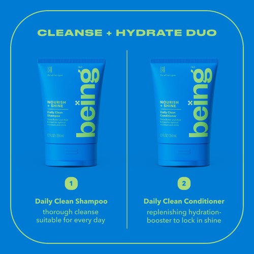 Being NOURISH + SHINE Daily Clean Shampoo thumbnail 8